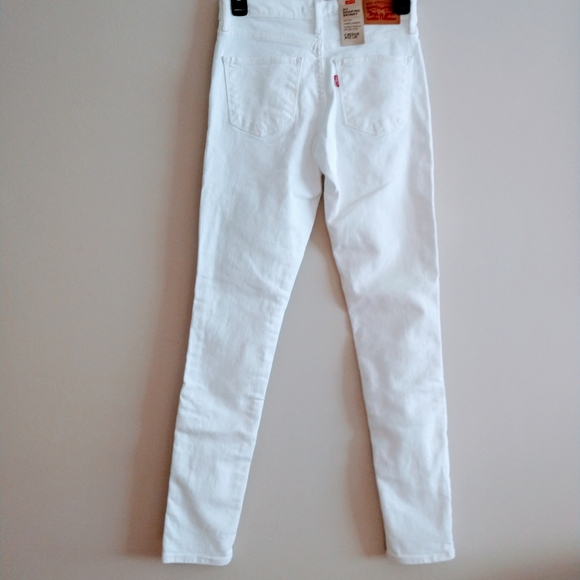 Levi's 311 Shaping Skinny White Jeans Size 25 - Picture 5 of 5